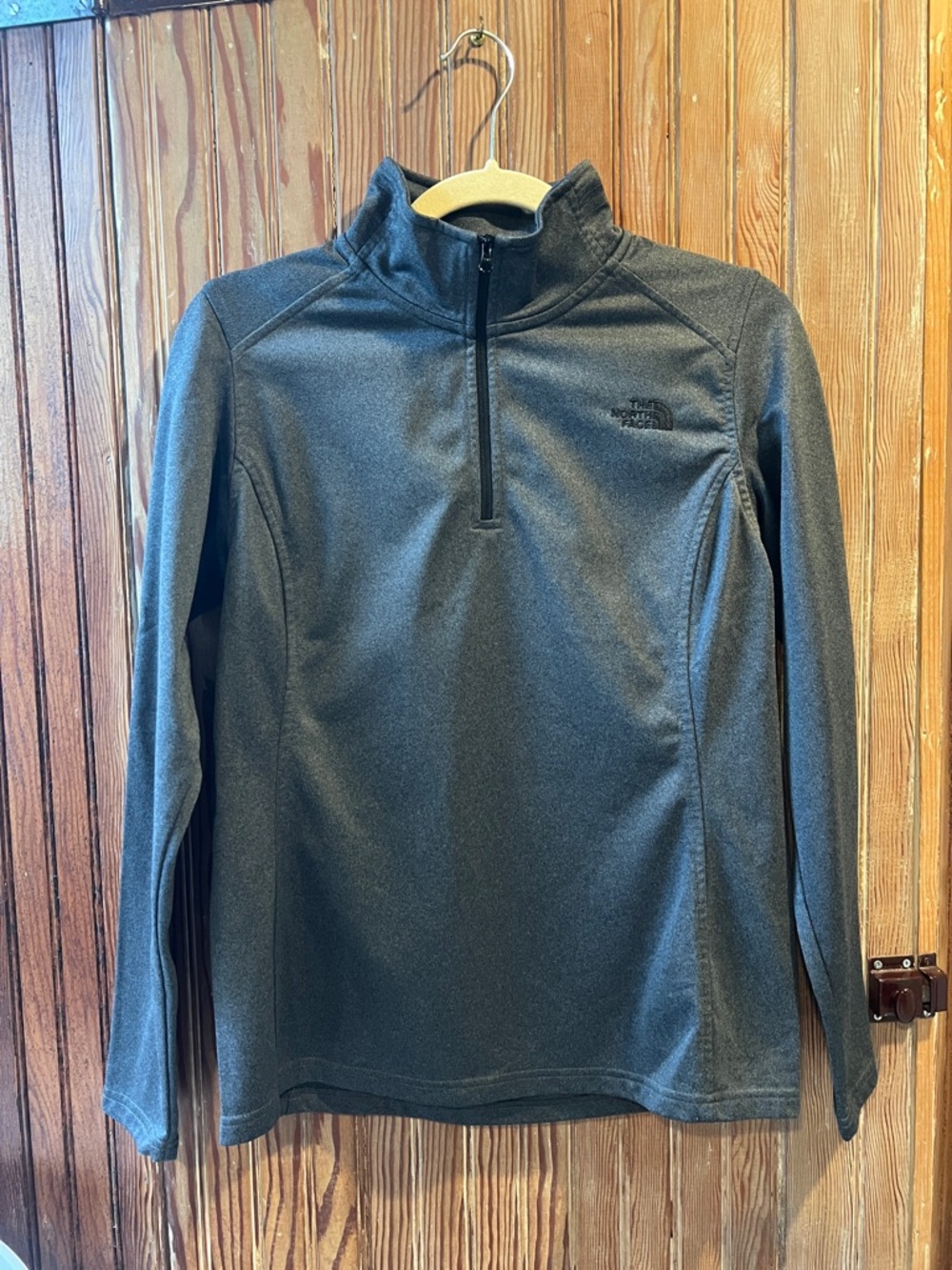 The North Face Women's Tech Glacier Quarter Zip Pullover Fleece | Grey | Medium